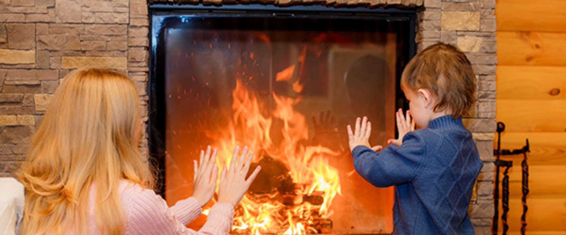 How much heat does a fireplace produce?