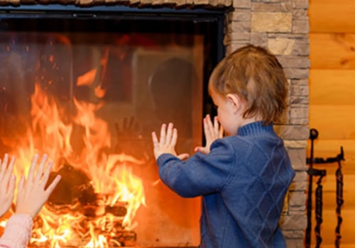 How much heat does a fireplace produce?